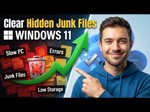 How to Clear Hidden System Storage Junk & Temp Files Free in Windows 11