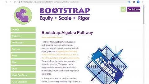 Bootstrap Algebra Prep Fall 2020 - 11 Character Animation