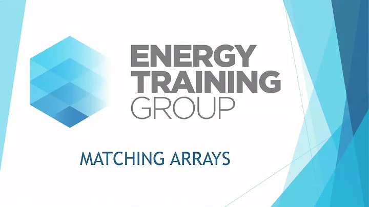 All About Matching Arrays & Simple Steps To Calculate Them | Energy Training Group