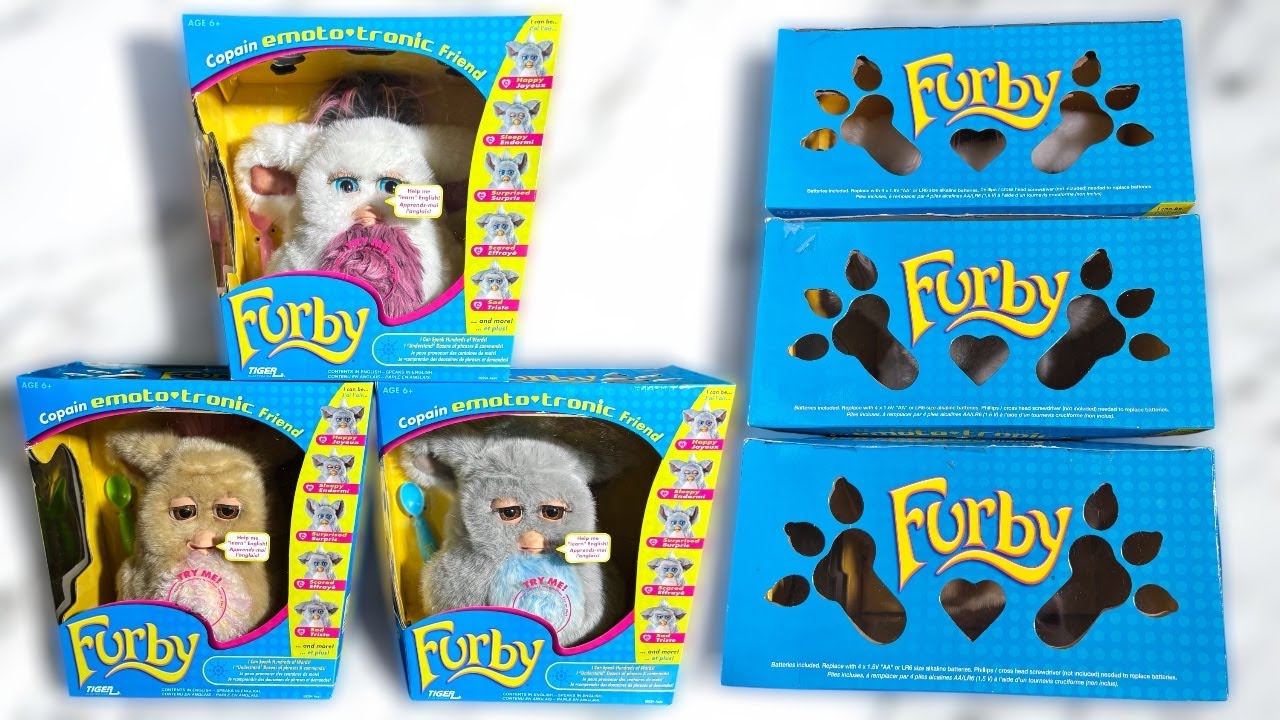 Rare 2005 Furby Collection Sealed for 20 Years! - YouTube
