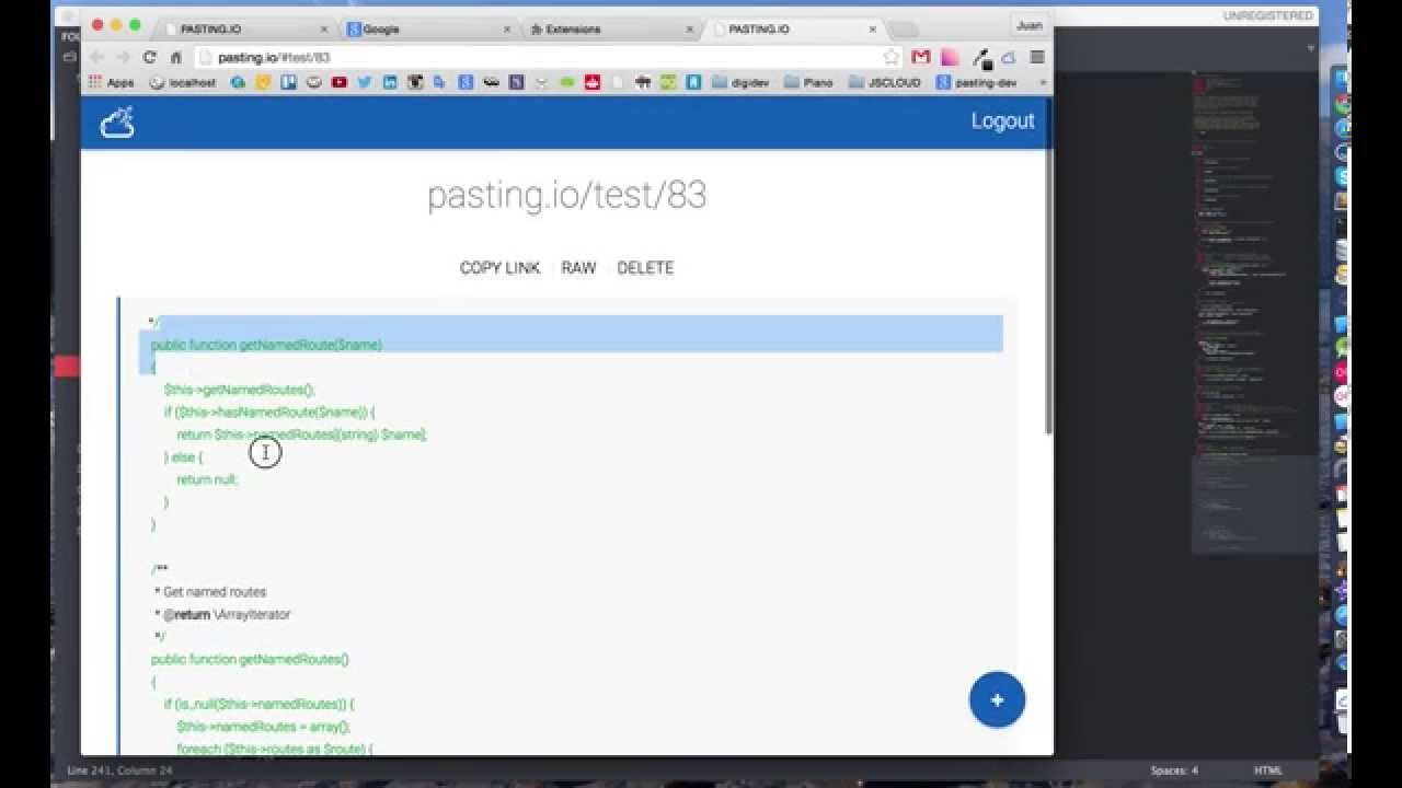 Pasting Extension for Chrome / Pastebin YouTube