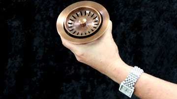 Solid copper disposal flange