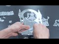 Funpola led 3d silver acrylic puzzle tower clock assembly instruction