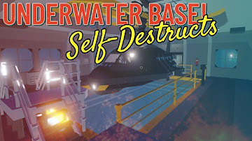 An Amazing Underwater Base with Remote Controls and a Self Destruct Button!