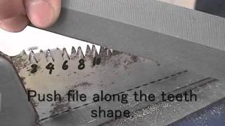 how to sharpen pruning saws.wmv