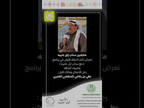 لقاء مع مالك الابل ورجل الاعمال بطي بن رفاعي المنغصي العتيبي