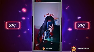 Baby Jaan Jaan bole amr Jaan Niye che🙊||New Trend 😍❤️|| Xml ⚡ #alightmotion #Editz #by #roni