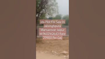 Plot For Sale In Jaisinghpura Mansarovar Ext. Jaipur #shorts #trendingshorts #viralvideo #viral #jda