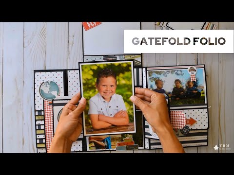 Gatefold Folio V.2 | Photo Play - Boarding Pass