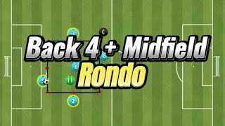 Midfield Pivot - Possession Based Football Rondo