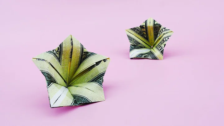 Money Origami Flower From A Dollar Note
