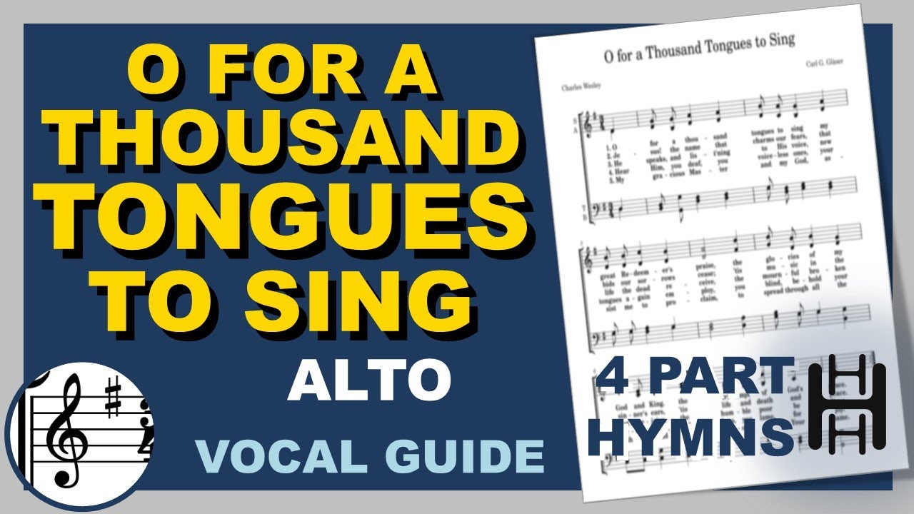 O for a Thousand Tongues to Sing Alto G Major