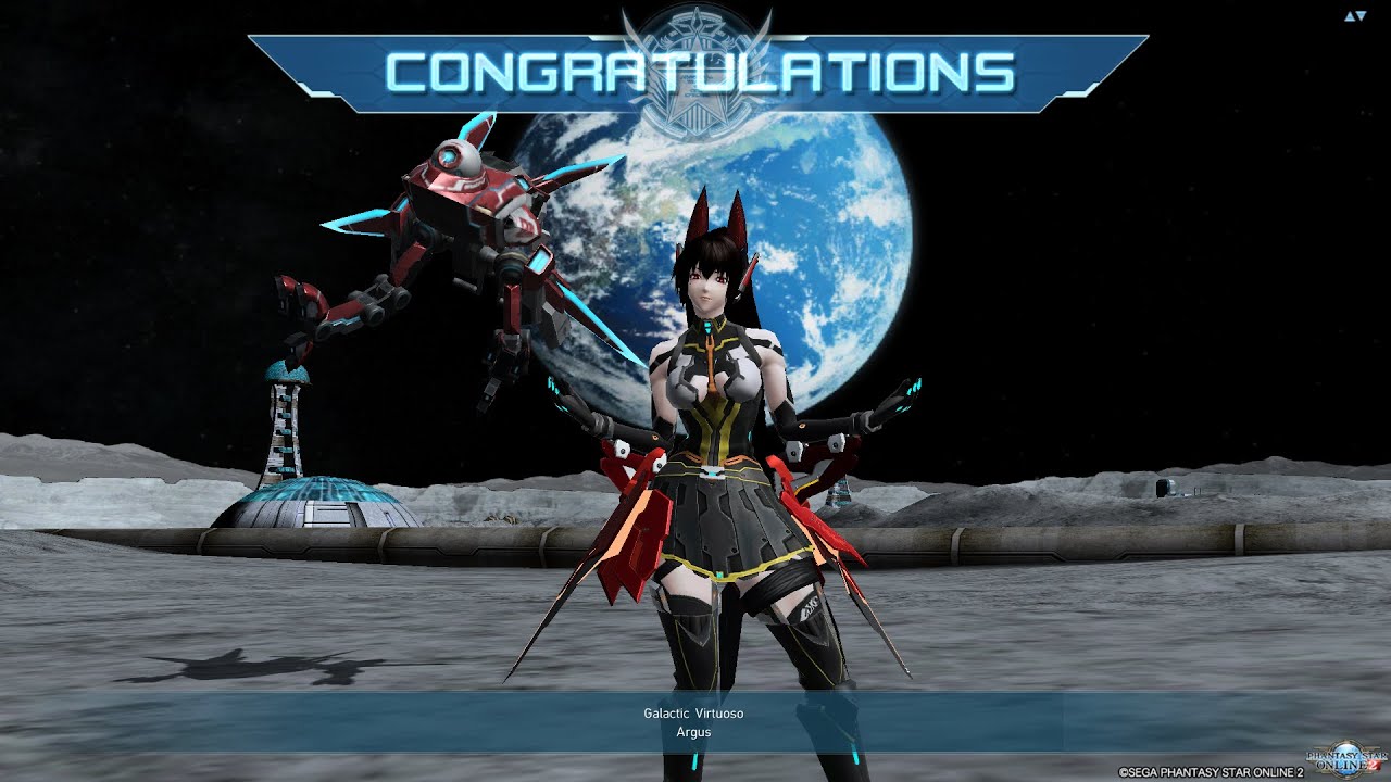 [PSO2 EN] A Bow Braver duked it out against the Lunar Phantasm Matriarch