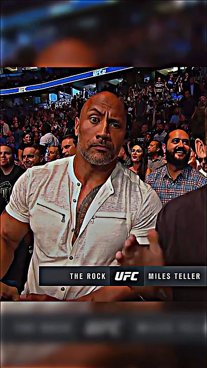 The best UFC crowd cam 🥶 #mma #ufc #crowdcam #edit #fyp #viral #ironman #therock