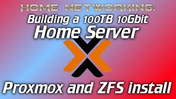 Home Networking: 100TB 10Gbit Server - Installing Proxmox and basic ZFS tutorial