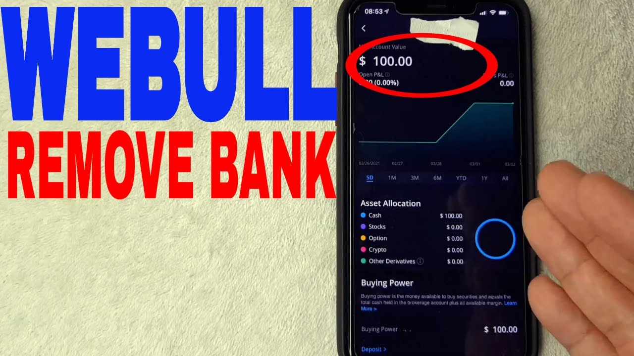 How To Unlink Remove Bank Account From Webull 🔴 - YouTube