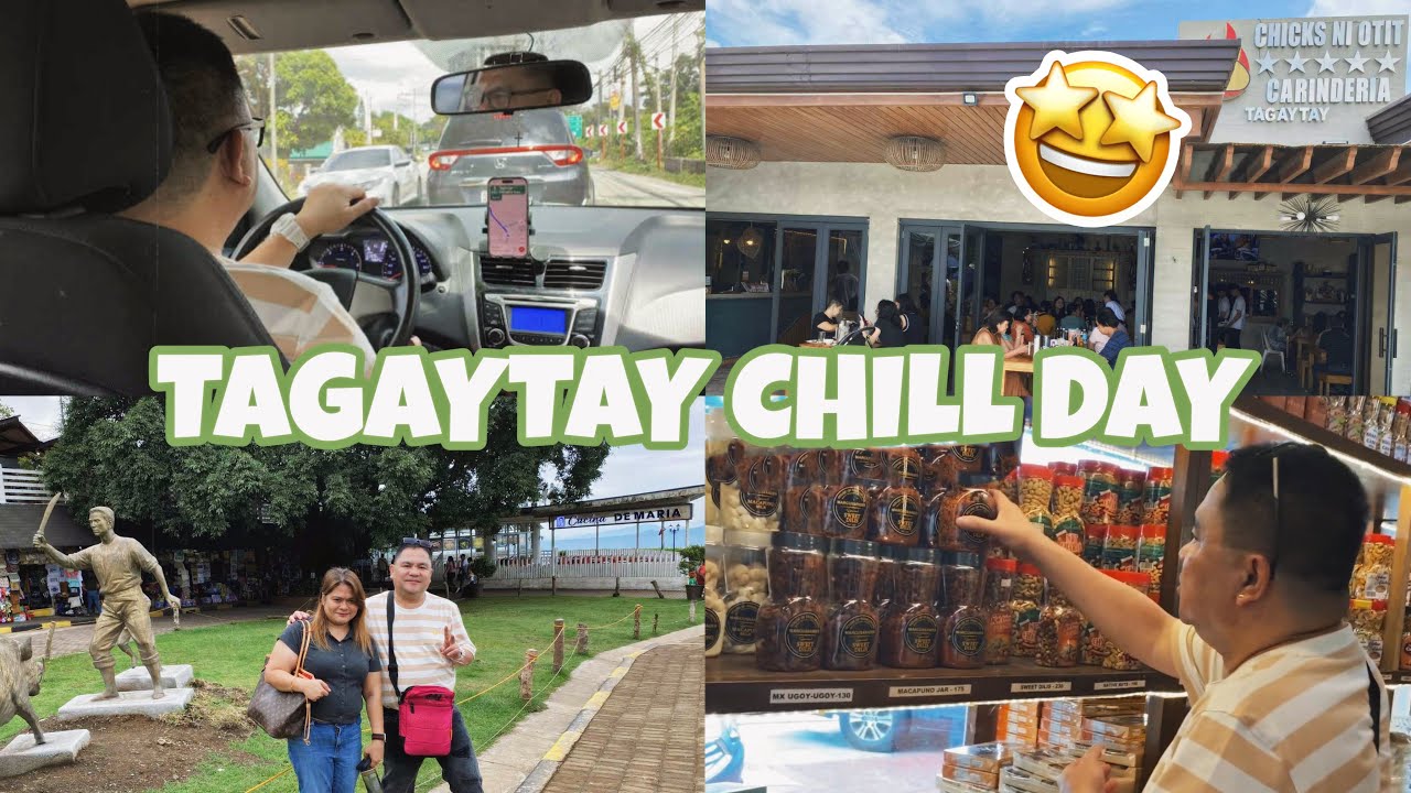 TAGAYTAY CHILL DAY:  PICNIC GROVE + BUKO PIE+ CHICKS ni OTIT FOOD TRIP | Nhico Mhogs Vlog 