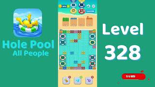 Hole Pool All People Level 328 Walkthrough 🎯 | Color Match Puzzle Gameplay | Mini Boss