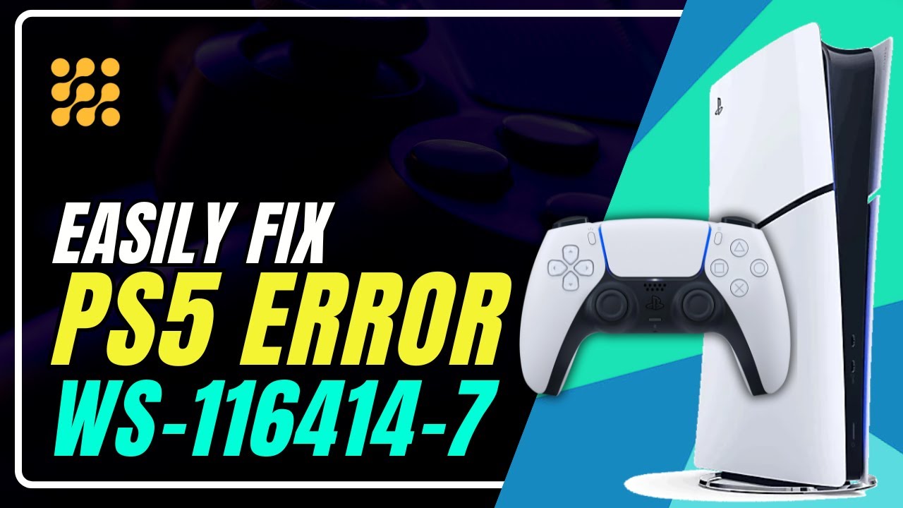 はて 🚀 How to Fix PS5 Error WS-116414-7 – Step-by-Step Solution - YouTube