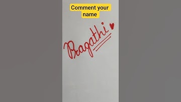 ✨ Cursive Name Art | Stylish Name Writing in Cursive | Calligraphy for Beginners #shorts #pragathi