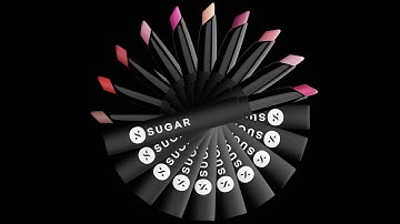 Sugar Cosmetics Lipstick 3D product Animation in Blender