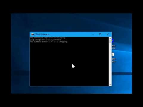 Using a Batch File in Windows 10 Home to disable Windows Updates Service