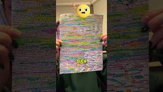 The girl prepared a cheat sheet! 📄✍️😲