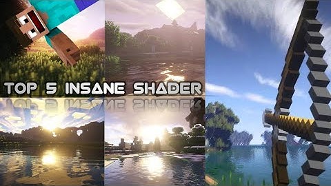 TOP 5 INSANE SHADER (1.18+) in 1gb RAM FOR ANDROID DEVICE |serp shader minecraft pe 1.18|serp shader