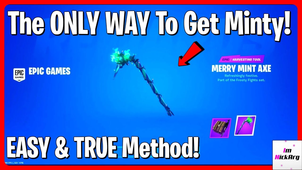 True easy. Merry Mint Pickaxe купить. Merry Mint Axe (Refreshingly festive.).