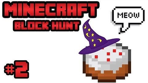 WIZARD CAKE | BLOCK HUNT #2 | Minecraft Mini-game