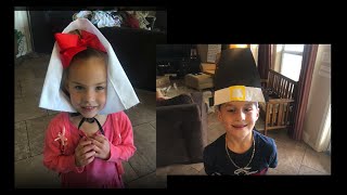 DIY Pilgrim Hats & Bonnet Craft for Kids