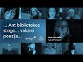 „...Ant bibliotekos stogo... vakaro poezija...“. Sara Poisson