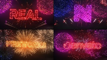 Fireworks Logo & Titles - Using Trapcode Particular 2023 for After Effects