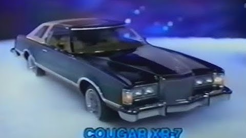1979 Mercury Cougar XR-7 & Zephyr Z-7 Commercial