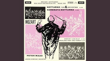 Mozart: Notturno in D Major, K. 286 - 1. Andante