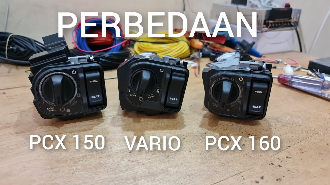 perbedaan kontak keyless PCX 150 vs PCX 160 vs vario dan scopy beat deluxe