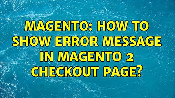 Magento: How to show error message in Magento 2 checkout page?