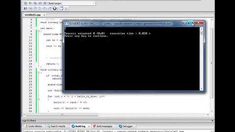035 Lottery   pseudo random numbers generator