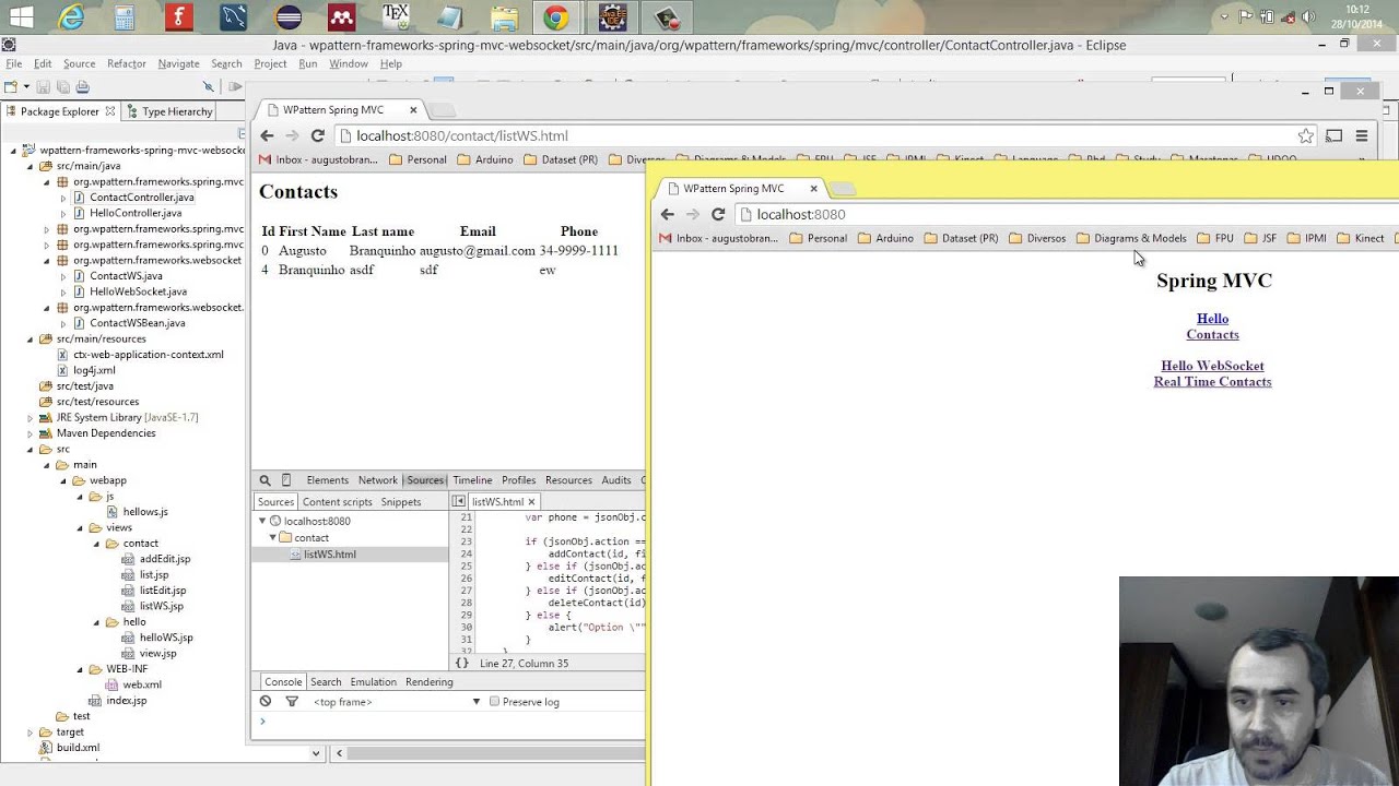 Spring MVC e WebSocket (Parte 07 - Finalizando o Desenvolvimento dos ...