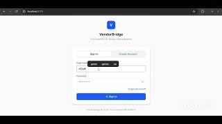 VendorBridge ERP System | Smart Procurement Management Platform (RFQ, Vendors, Quotations & PO)
