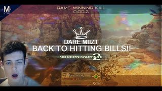 REAL DARE MIIZT HITS A TRICKSHOT. (MW2 Sniping)