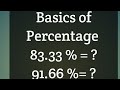 Basics of Percentages Percentage tricks #aptitude#percentagetricks#education#viral #bankexam#ssc#fyp