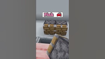 How to make a Pink Sofa in Minecraft