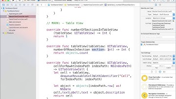 [iOS Swift입문] Master Detail Template1