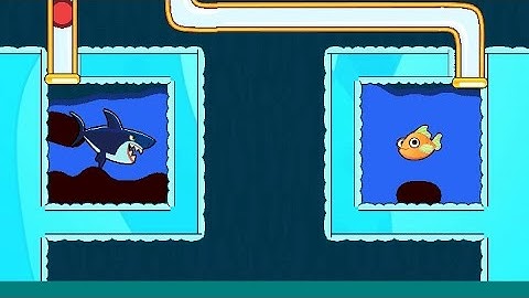 pull the pin save the fish android// iOS gameplay walkthrough #thefish #