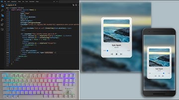ASMR Programming - Music Player App - No Talking