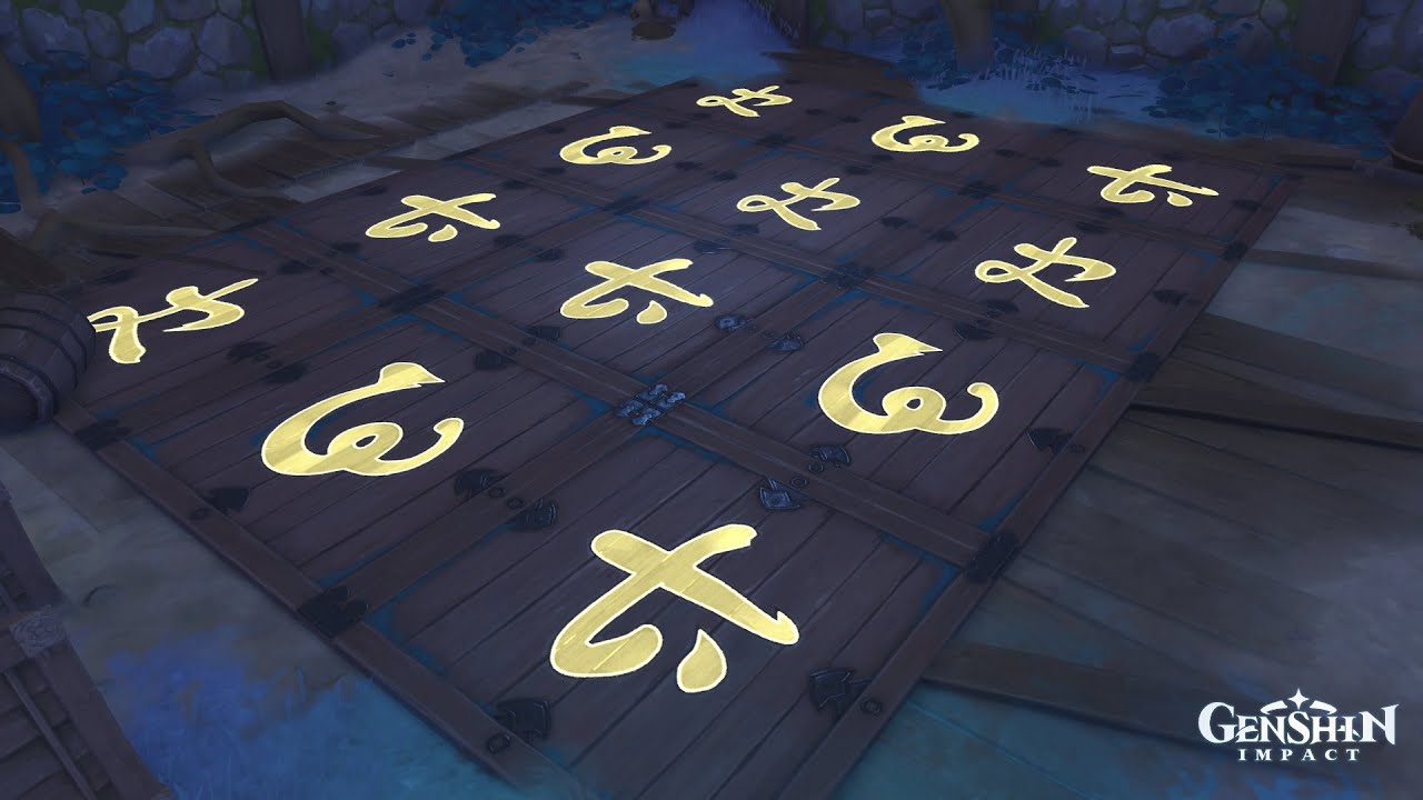 Relics of Seirai Floor Walk Puzzles with Symbols [Genshin Impact][2.1