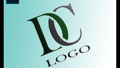 How to make DC text logo in photoshop cc and apply mockup||graphic tech