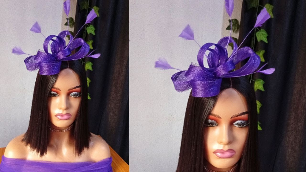 HOW TO MAKE A STUNNING FASCINATOR ll DIY FASCINATOR HAT TUTORIAL