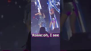 Blackpink and Lisa's headstrong outfits - Blackpink world tour funny moments #Shorts